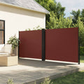VIDAXL - Windschutzvisier 160x1200 cm Braun