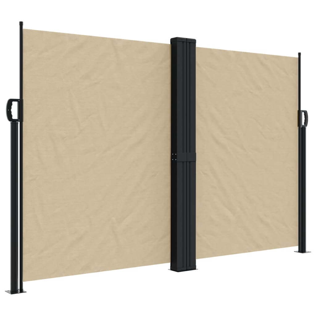 VIDAXL - Windschutzschild 160x1200 cm Beige