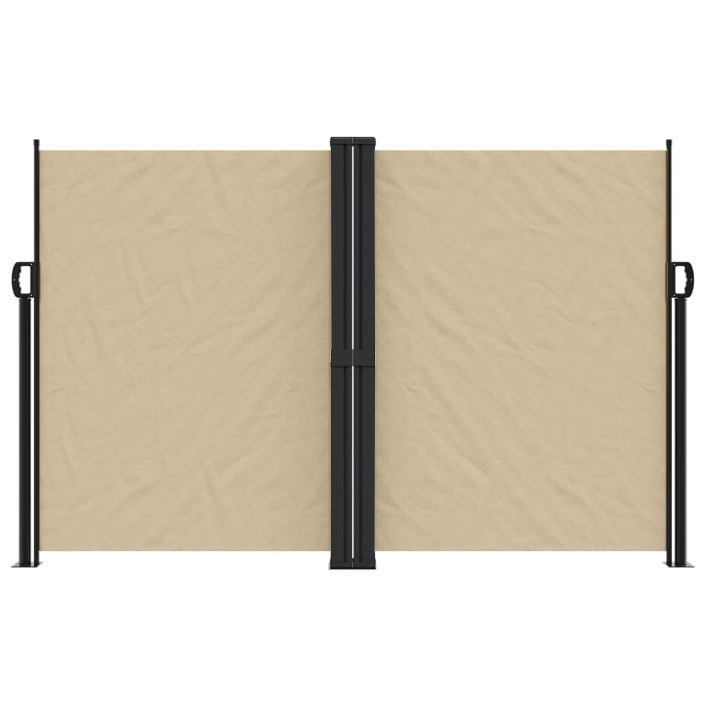 VIDAXL - Windschutzschild 160x1200 cm Beige