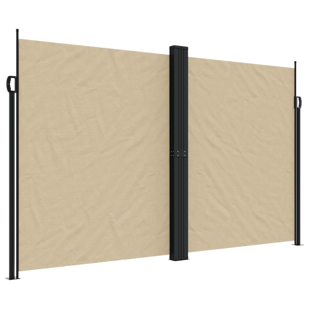 VIDAXL - Windschutzschild 200 x 1200 cm Beige