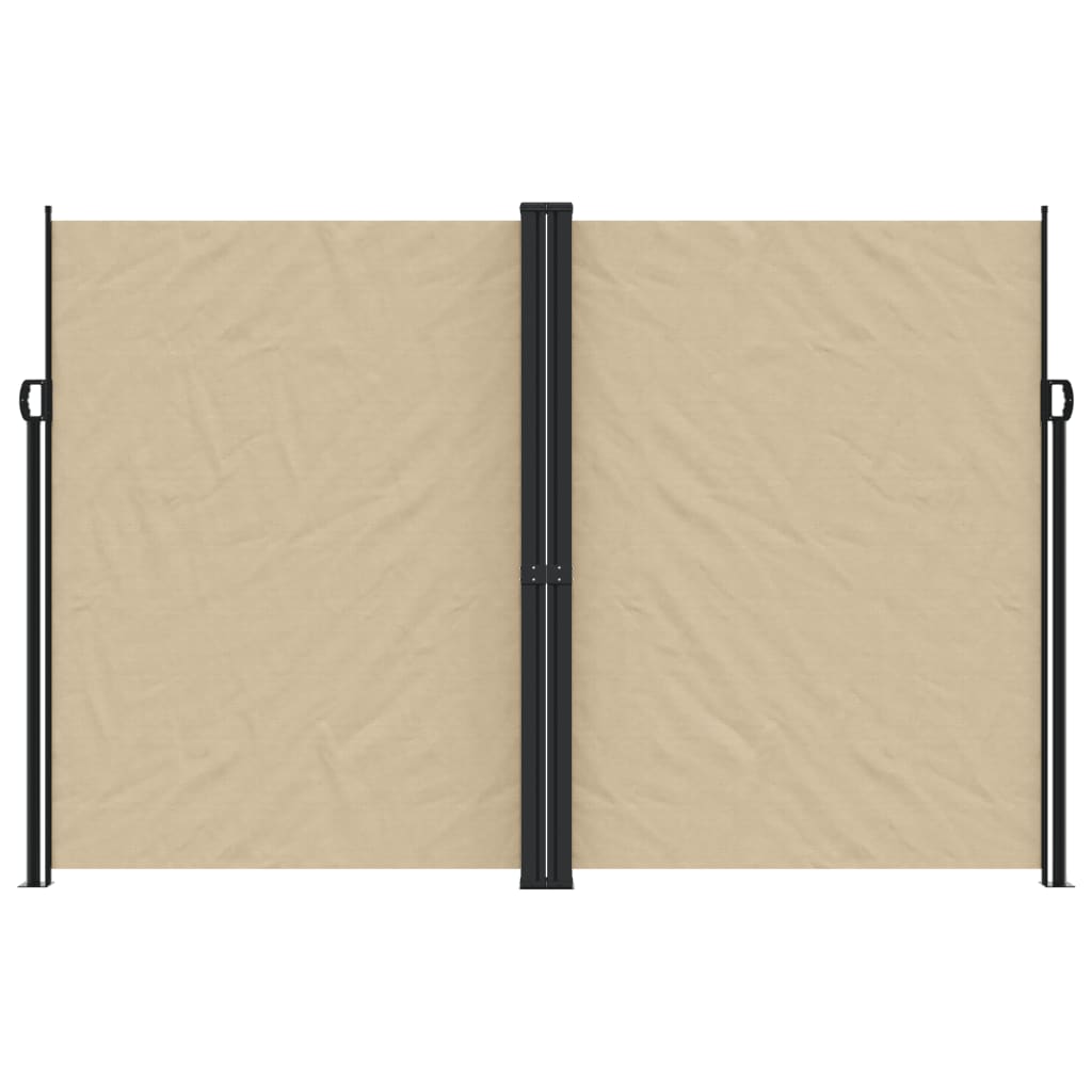 VIDAXL - Windschutzschild 220 x 1200 cm Beige