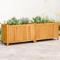 VIDAXL -Planzer mit Auskleidung 153x38,5x50 cm Festes Akazieholz