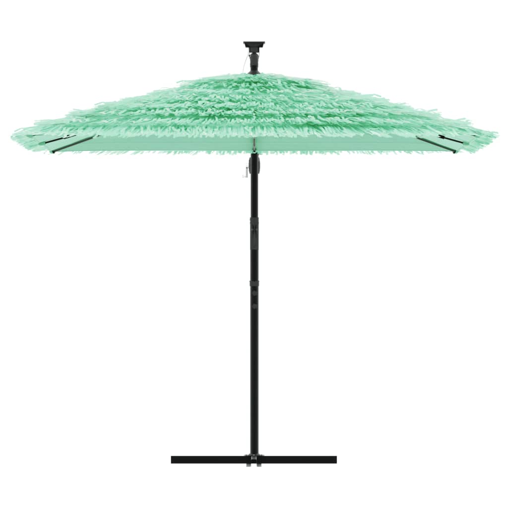 Vidaxx - Sonnenschirm mit Stahlpol 269x269x235 cm Grün