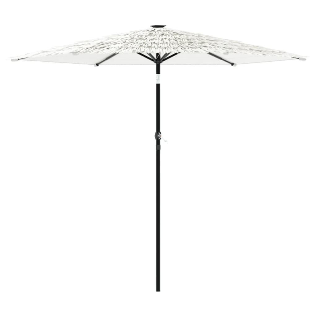 Vidaxx -Sonnenschirm mit Stahlpol 223x223x213 cm Weiß