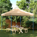 VidaXL Partyzelt faltbares Popup 292x292x315 cm Beige