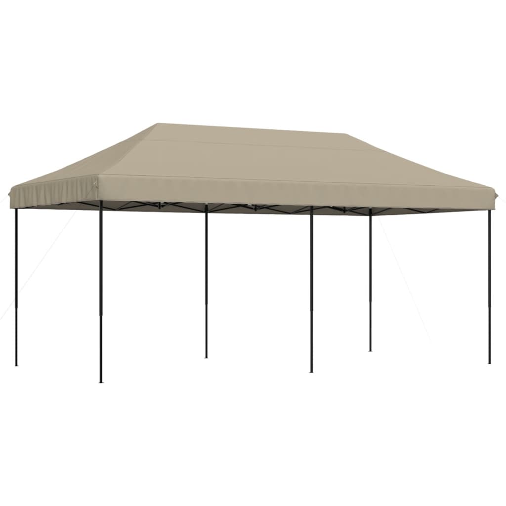 VidaXL Partyzelt faltbares Popup 580x292x315 cm Taupe