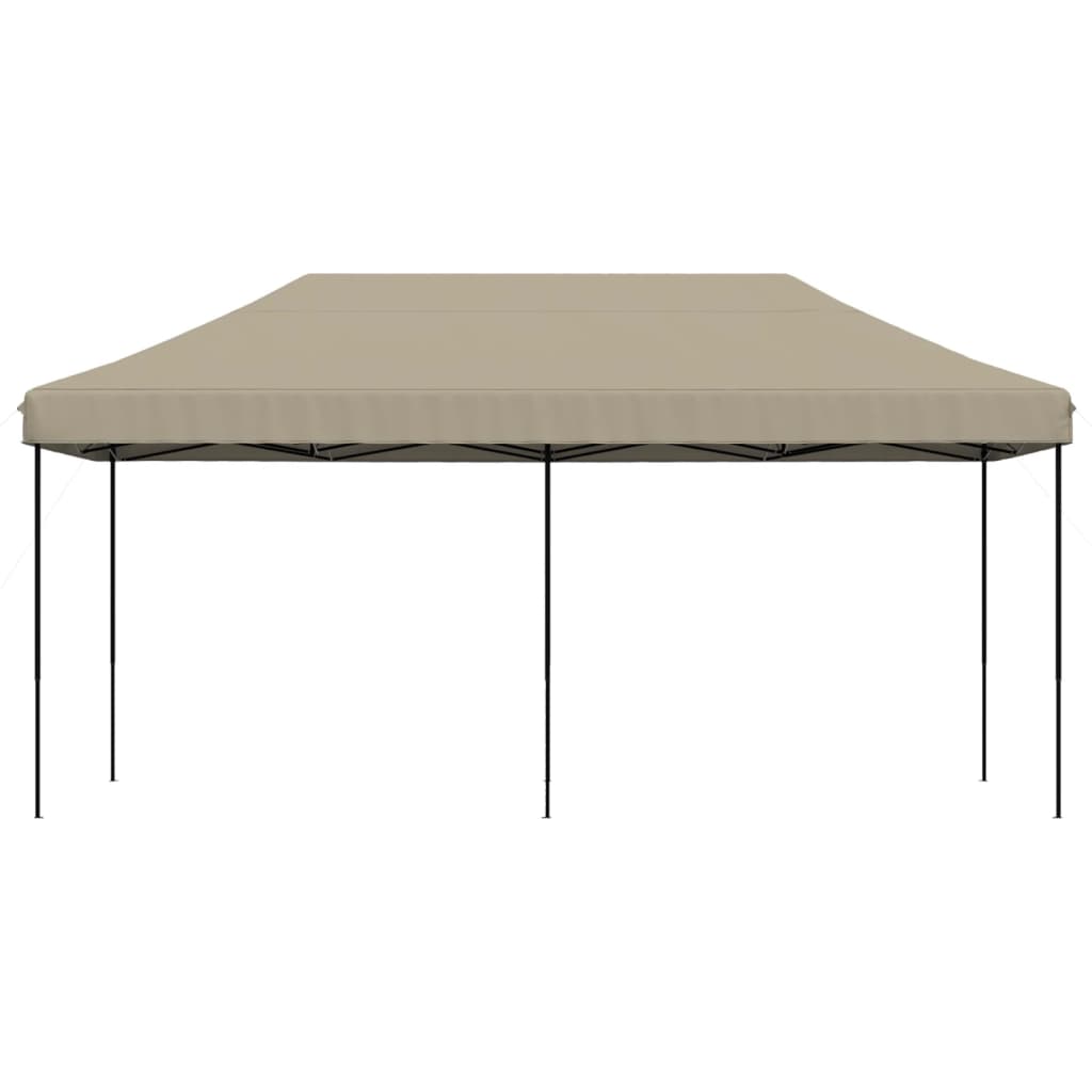 VidaXL Partyzelt faltbares Popup 580x292x315 cm Taupe