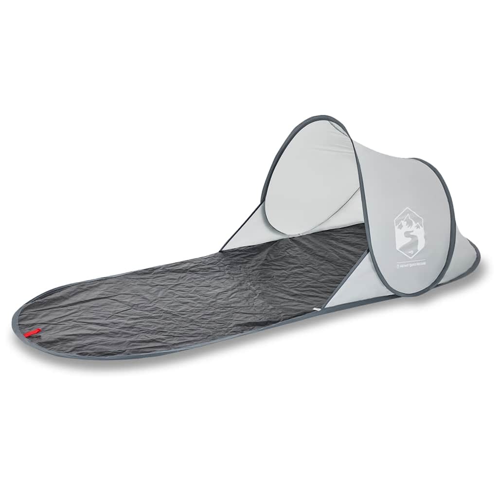 VidaXL Strandzelt, Pop-Up, wasserdicht, Grau