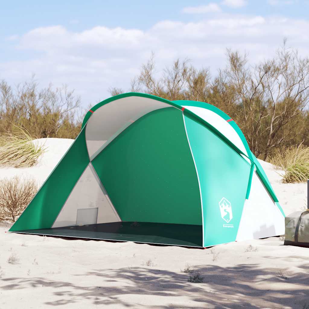 VidaXL Strandzelt für 2 Personen, Pop-Up, wasserdicht, Meeresgrün