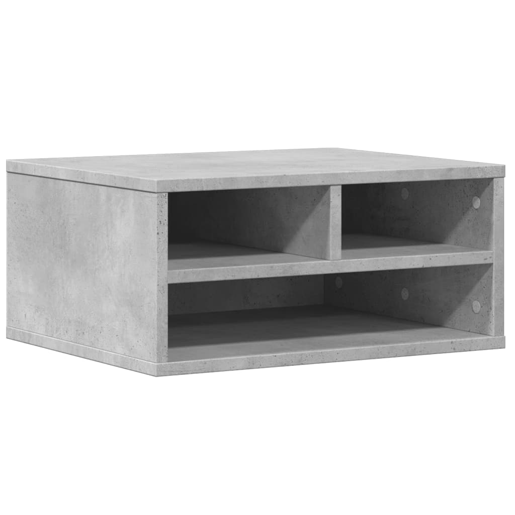 VIDAXL -Druckerbox 49x40x22,5 cm verarbeitete Holzbeton-Schieber