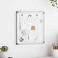 VidaXL Whiteboard, magnetisch, 40 x 40 x 1,7 cm, Aluminium