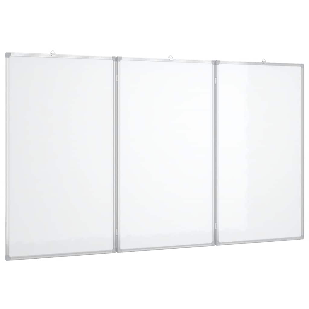 Vidaxx Magnetische Whiteboard-Flachleiste 120 x 100 x 1,7 cm Aluminium