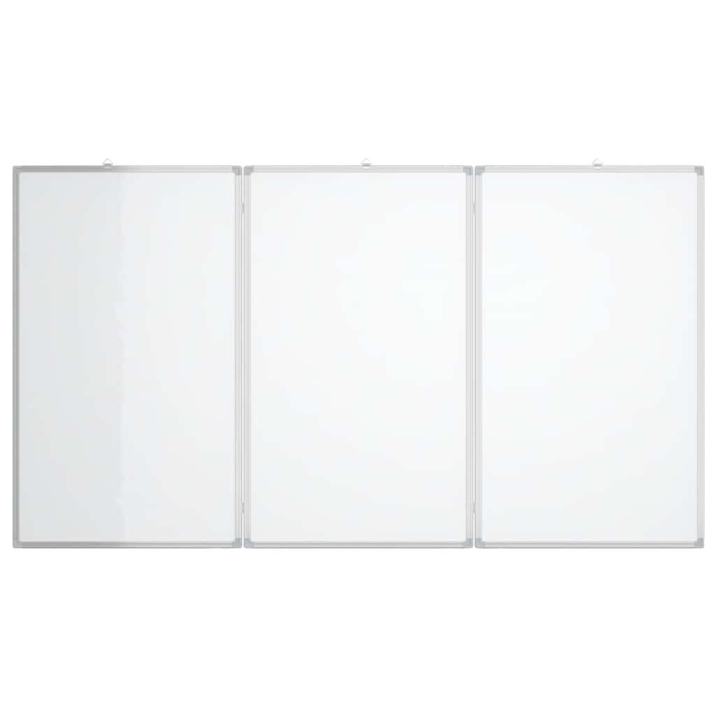 Vidaxx Magnetische Whiteboard-Flachleiste 120 x 100 x 1,7 cm Aluminium