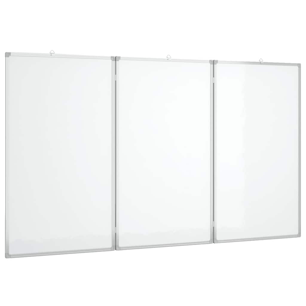 Vidaxx Whiteboard magnetische Flachleiste 150 x 80 x 1,7 cm Aluminium