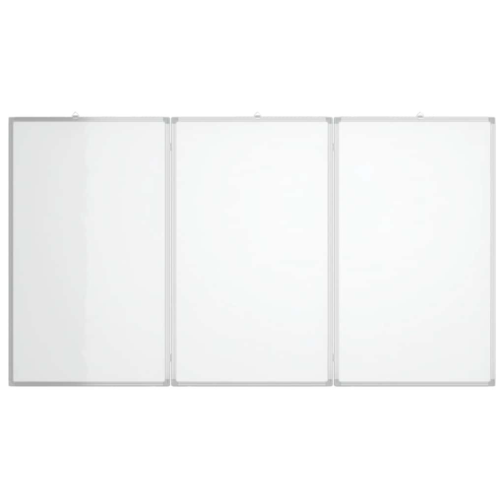 Vidaxx Whiteboard magnetische Flachleiste 150 x 80 x 1,7 cm Aluminium