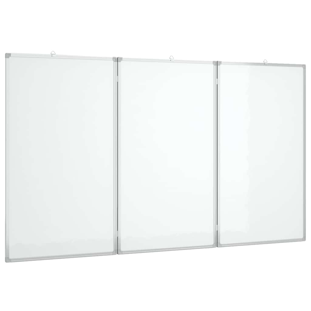 Vidaxl whiteboard magnetisch inklapbaar 150x100x1,7 cm aluminium