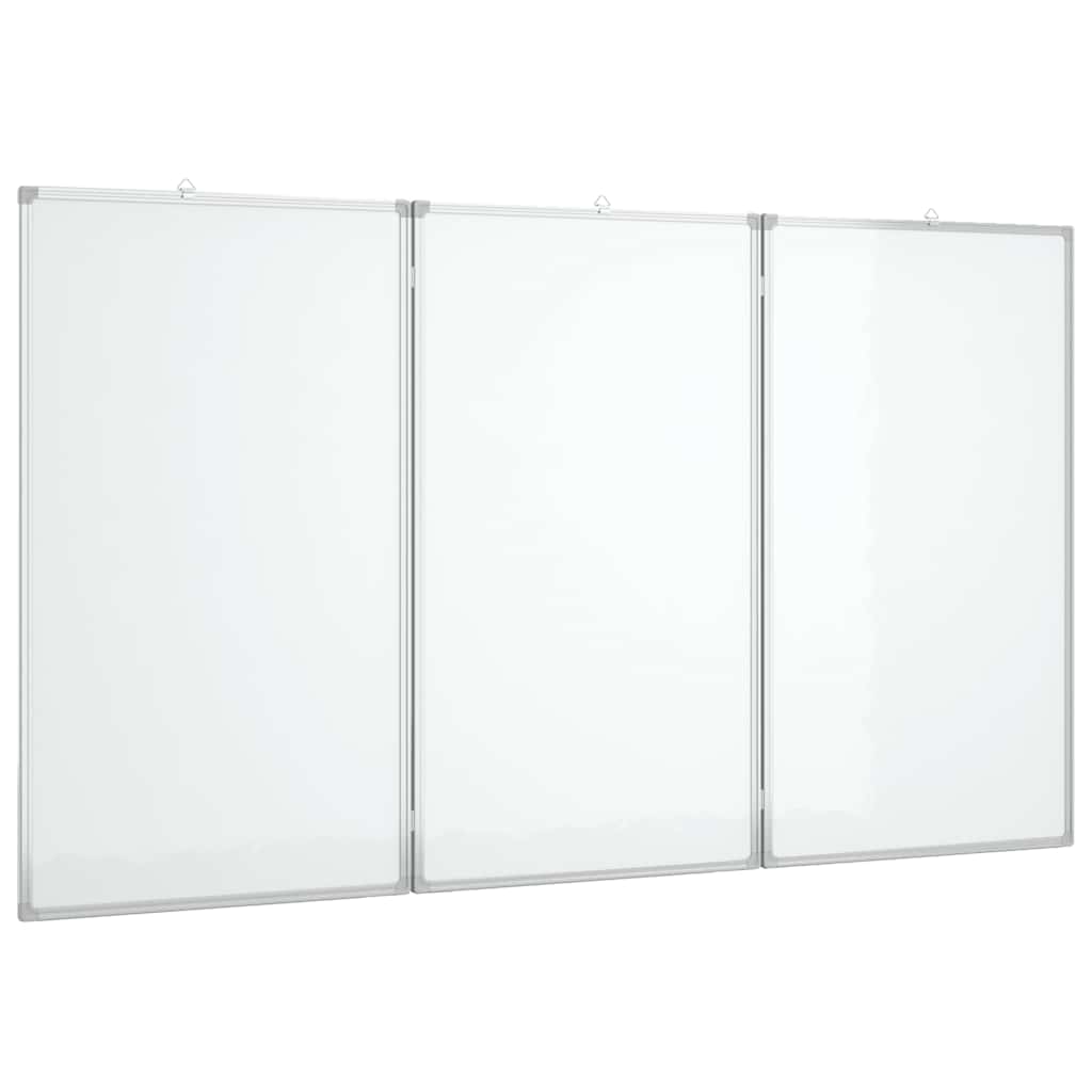 Vidaxx Magnetische Whiteboard-Flachleiste 180 x 80 x 1,7 cm Aluminium