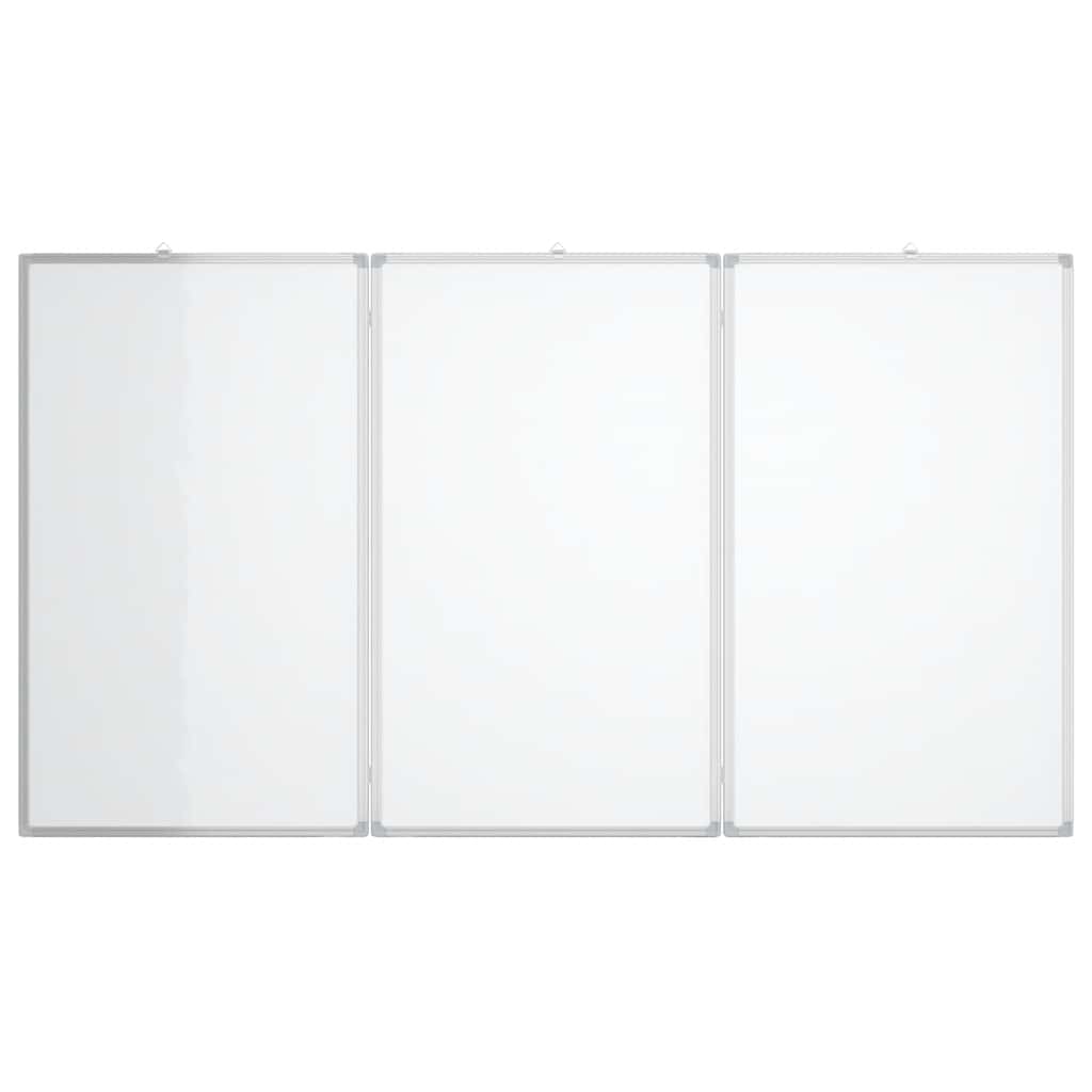Vidaxx Magnetische Whiteboard-Flachleiste 180 x 80 x 1,7 cm Aluminium