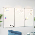 Vidaxx Magnetische Whiteboard-Flachleiste 180 x 80 x 1,7 cm Aluminium