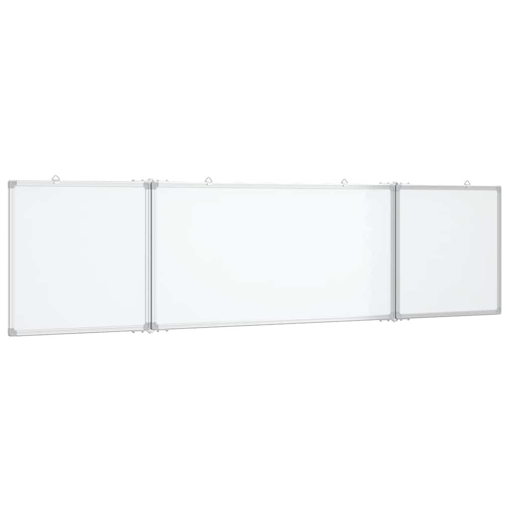 Vidaxl whiteboard magnetisch inklapbaar 160x40x1,7 cm aluminium