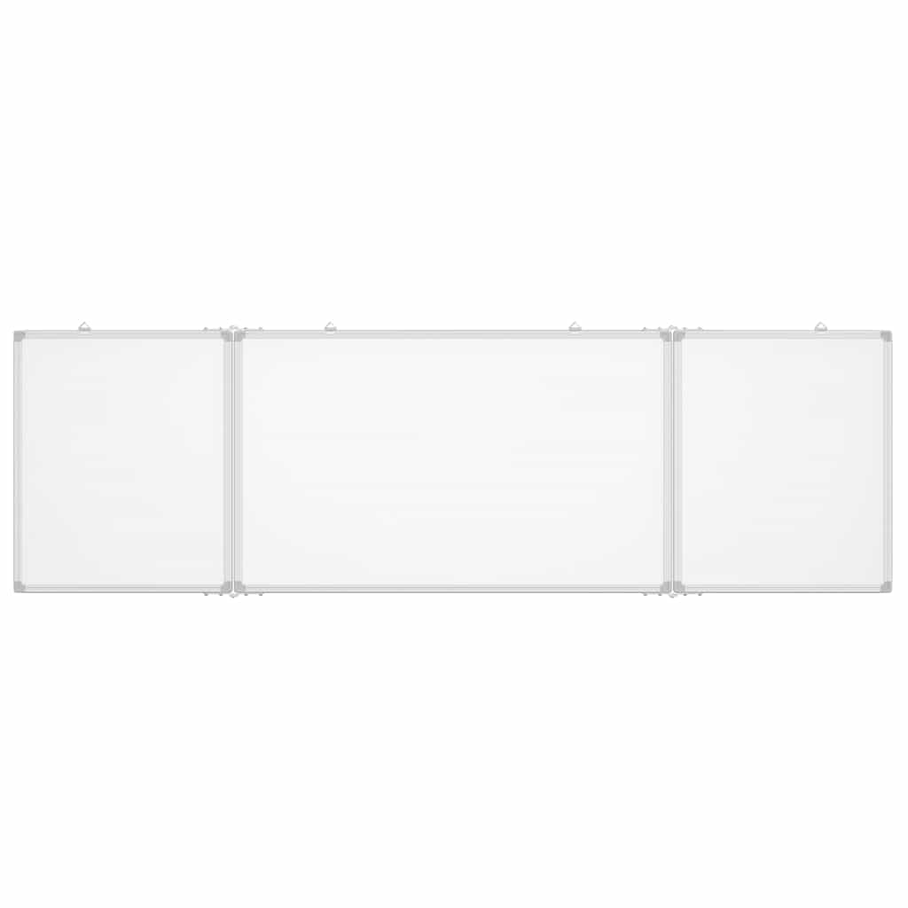 Vidaxl whiteboard magnetisch inklapbaar 160x50x1,7 cm aluminium