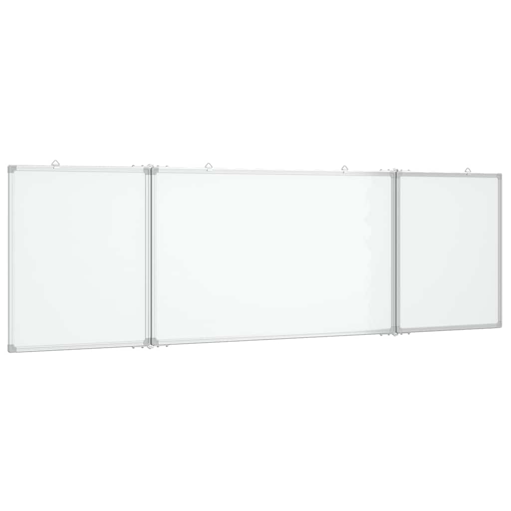 Vidaxl whiteboard magnetisch inklapbaar 160x60x1,7 cm aluminium