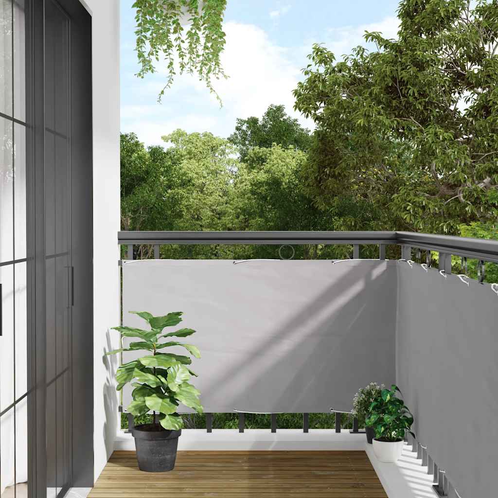 Vidaxl balkonscherm 700x120 cm pvc grijs