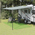 VidaXL Zeltteppich 250x400 cm HDPE Hellgrün