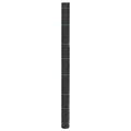 Vidaxxl -Karotten -Stoff 1,5x150 m Polypropen Schwarz
