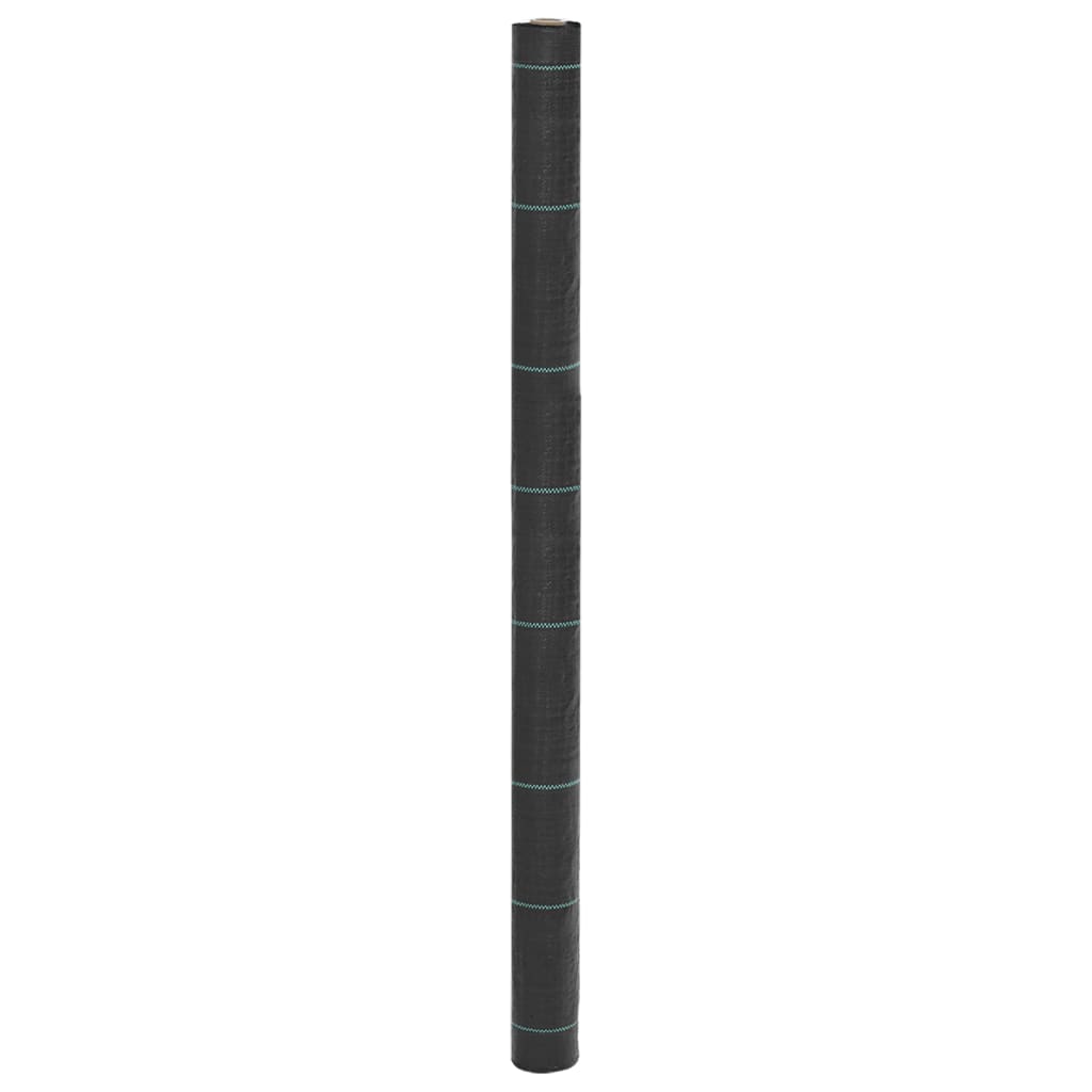 Vidaxxl -Karotten -Stoff 1,5x200 m Polypropen Schwarz