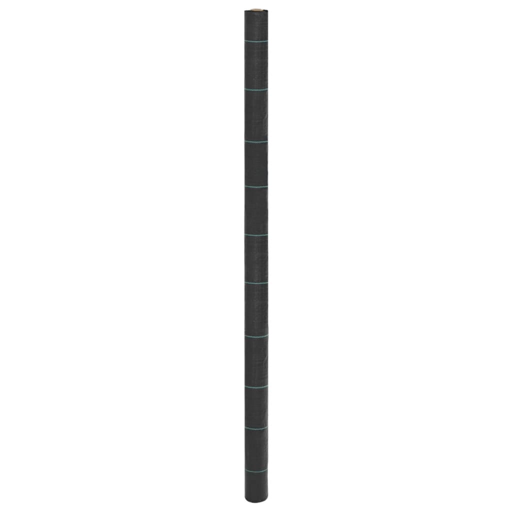 Vidaxxl -Karotten -Stoff 2x50 m Polypropen schwarz