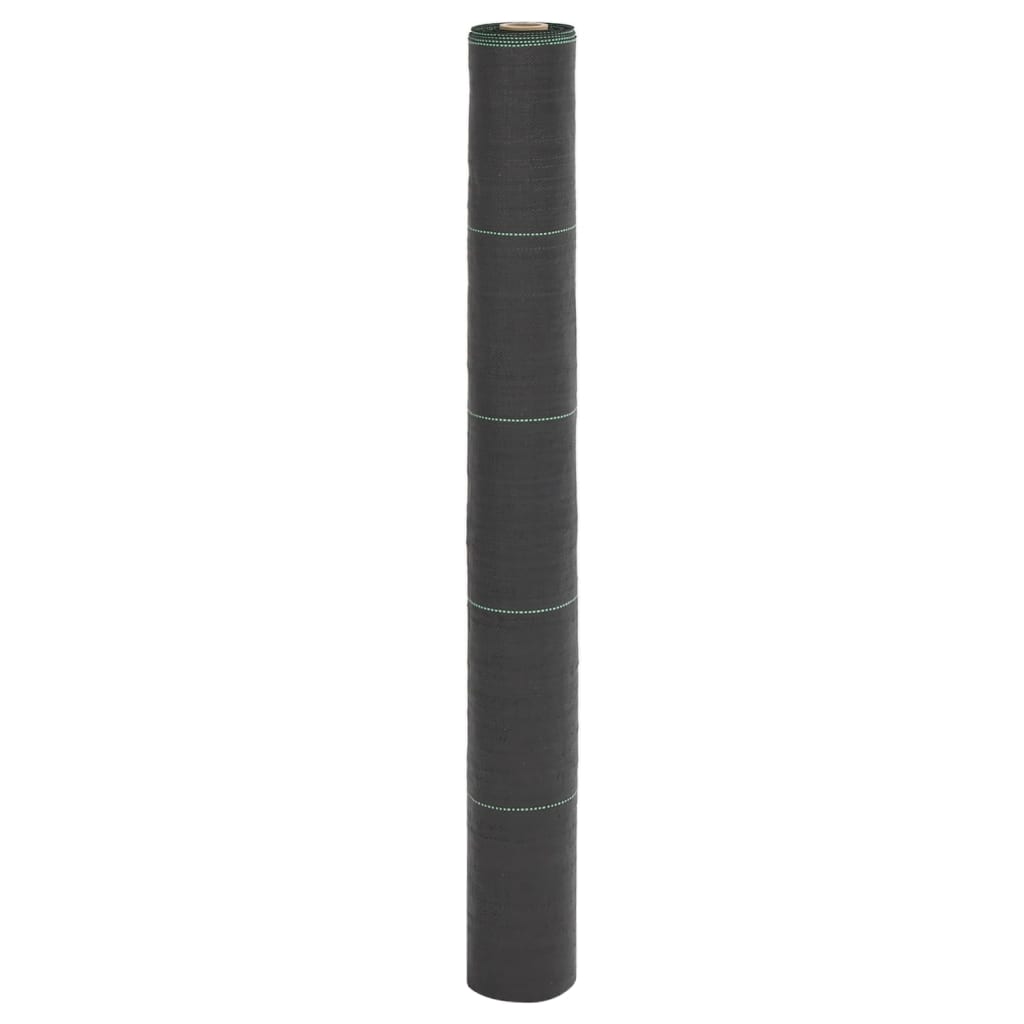 Vidaxxl -Karotten -Stoff 1x150 m Polypropen Schwarz