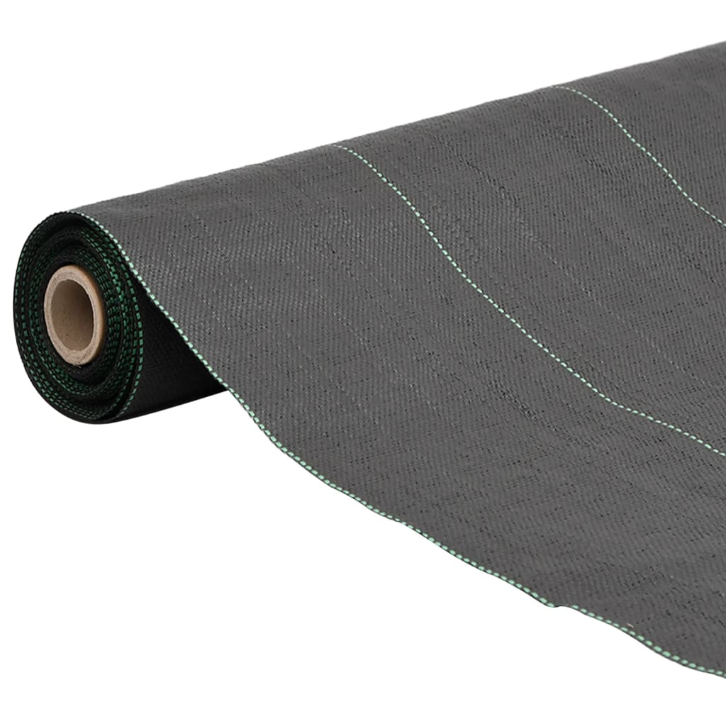Vidaxxl -Karotten -Stoff 1x150 m Polypropen Schwarz