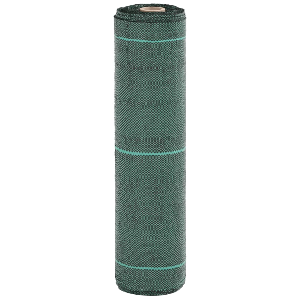 Vidaxl onkruidmembraan groen 0,5x50 m pp