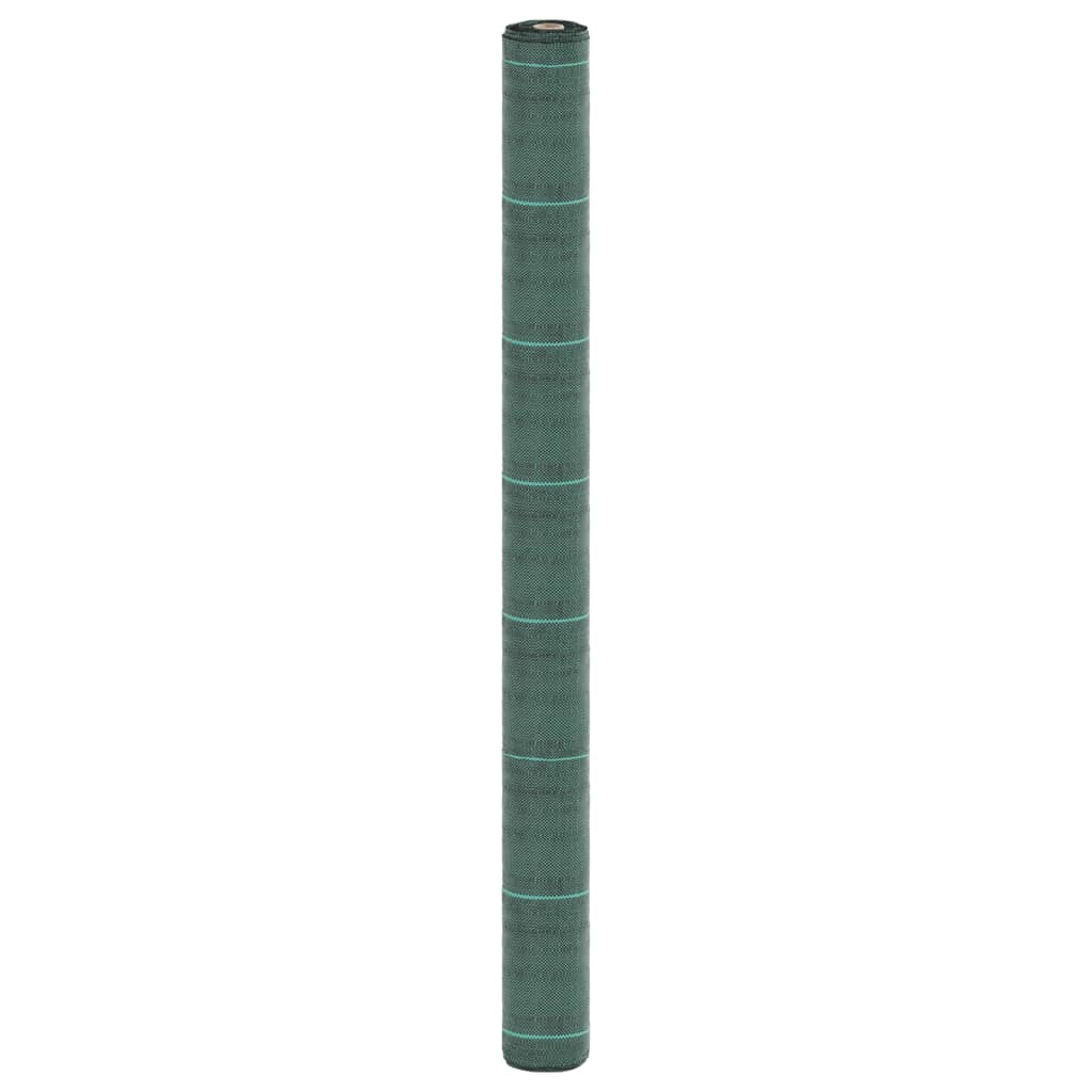 Vidaxxl -Karotten -Stoff 1,5x200 m Polypropengrün