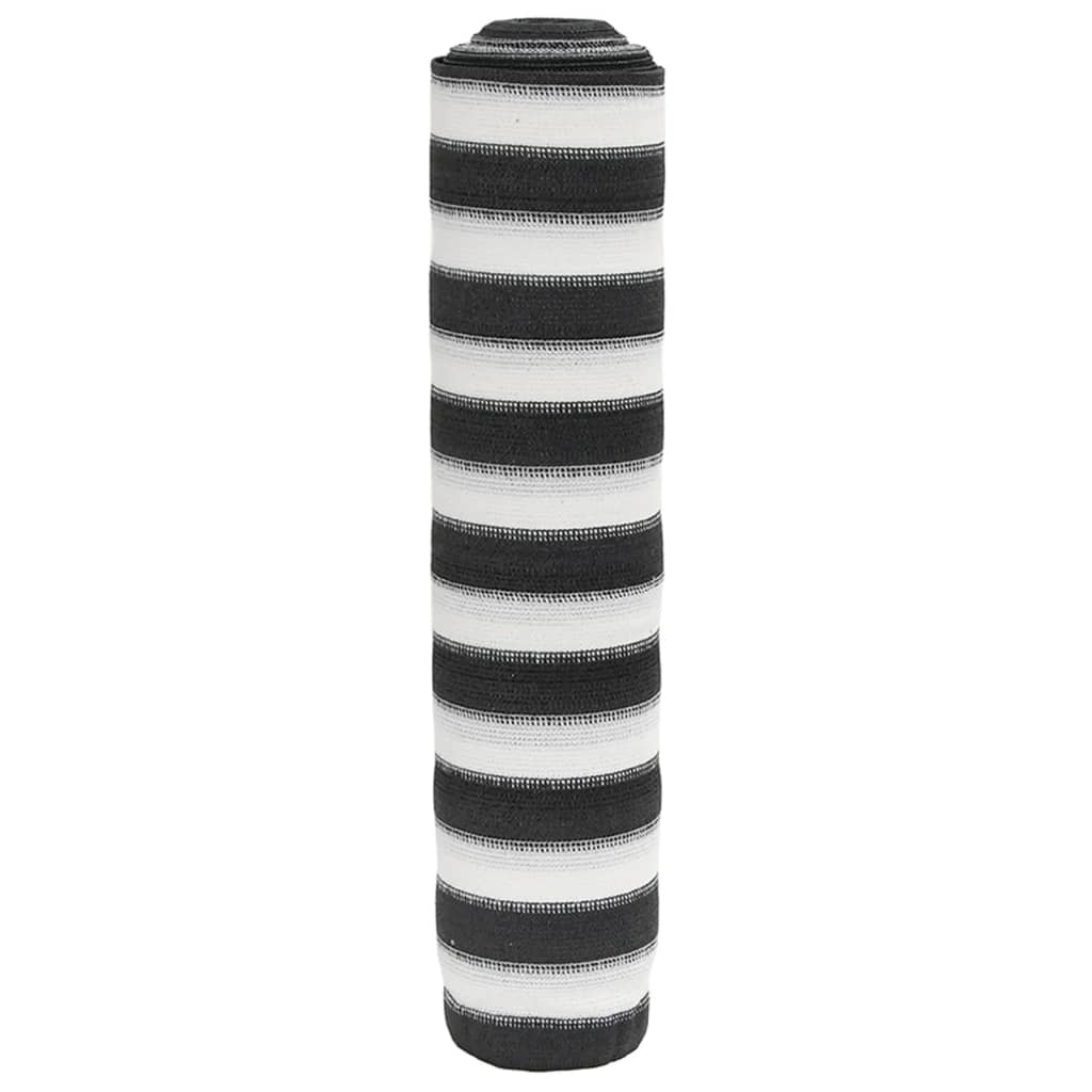 VidaXL Sichtschutznetz 75 g/m² 1,2 x 50 m HDPE anthrazit und weiß