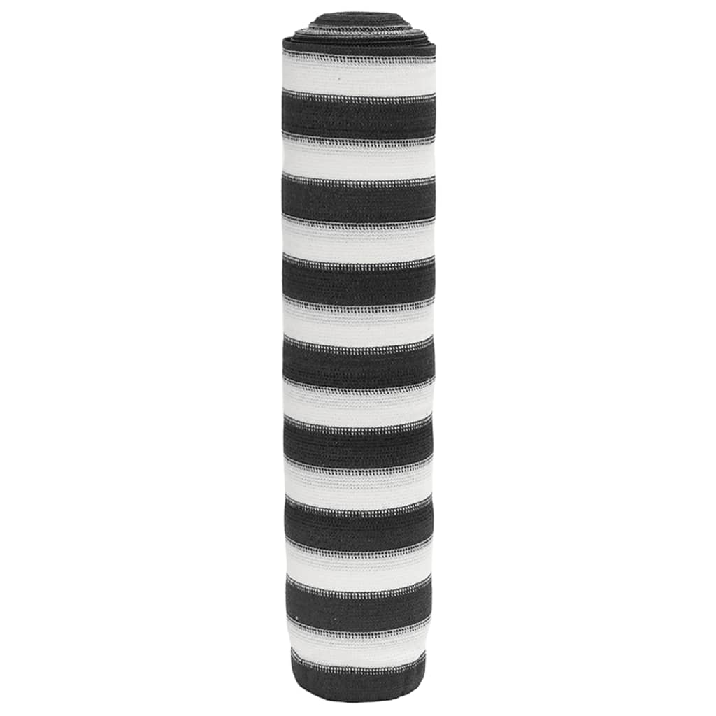 VidaXL Sichtschutznetz 75 g/m² 2x25 m HDPE anthrazit und weiß