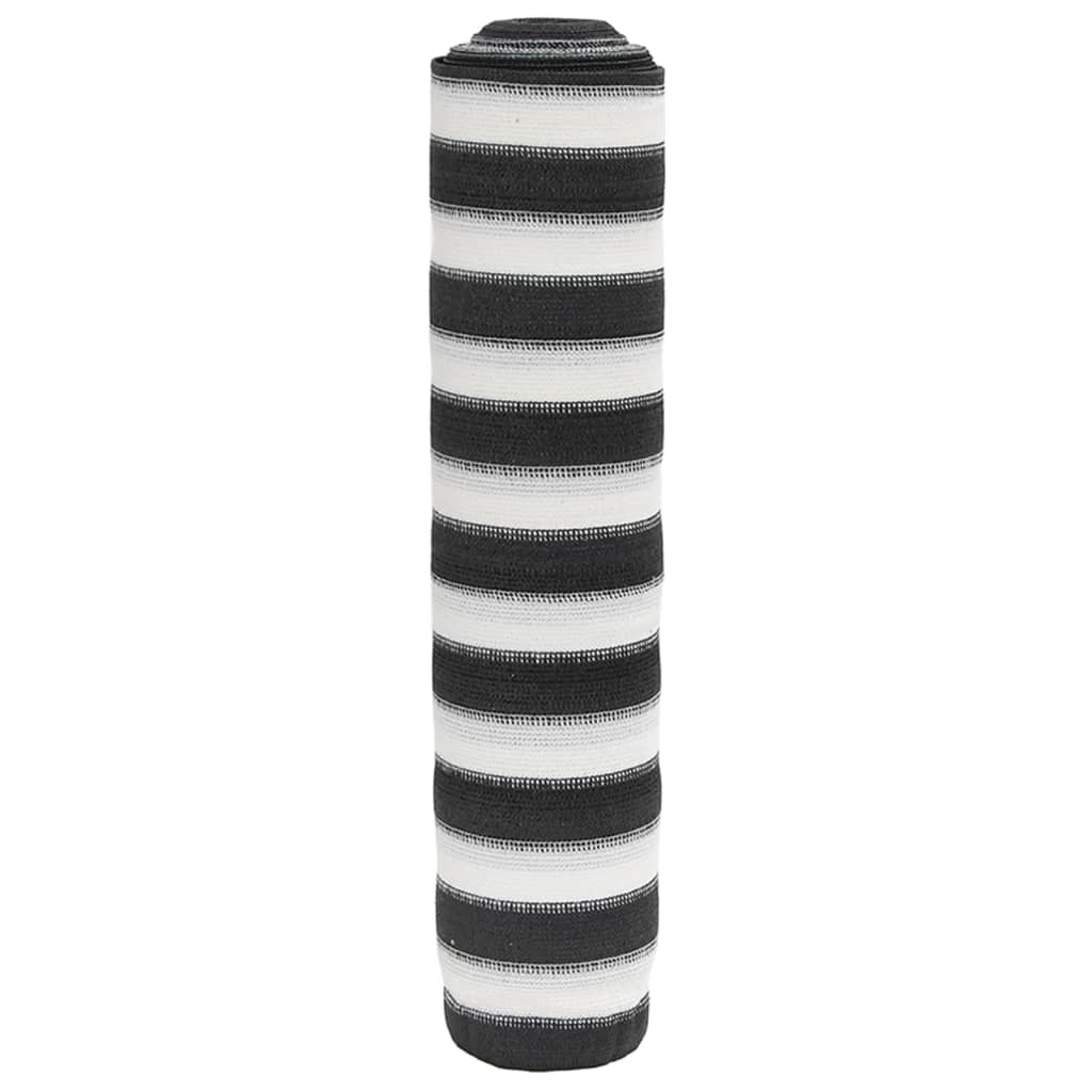 VidaXL Sichtschutznetz 150 g/m² 1,5 x 10 m HDPE anthrazit und weiß