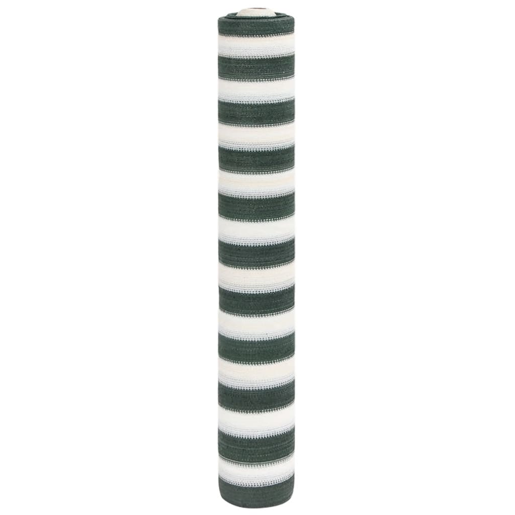 Vidaxxl PrivacyNet 195 g/m² 1,5 x 25 m HDPE grün und weiß