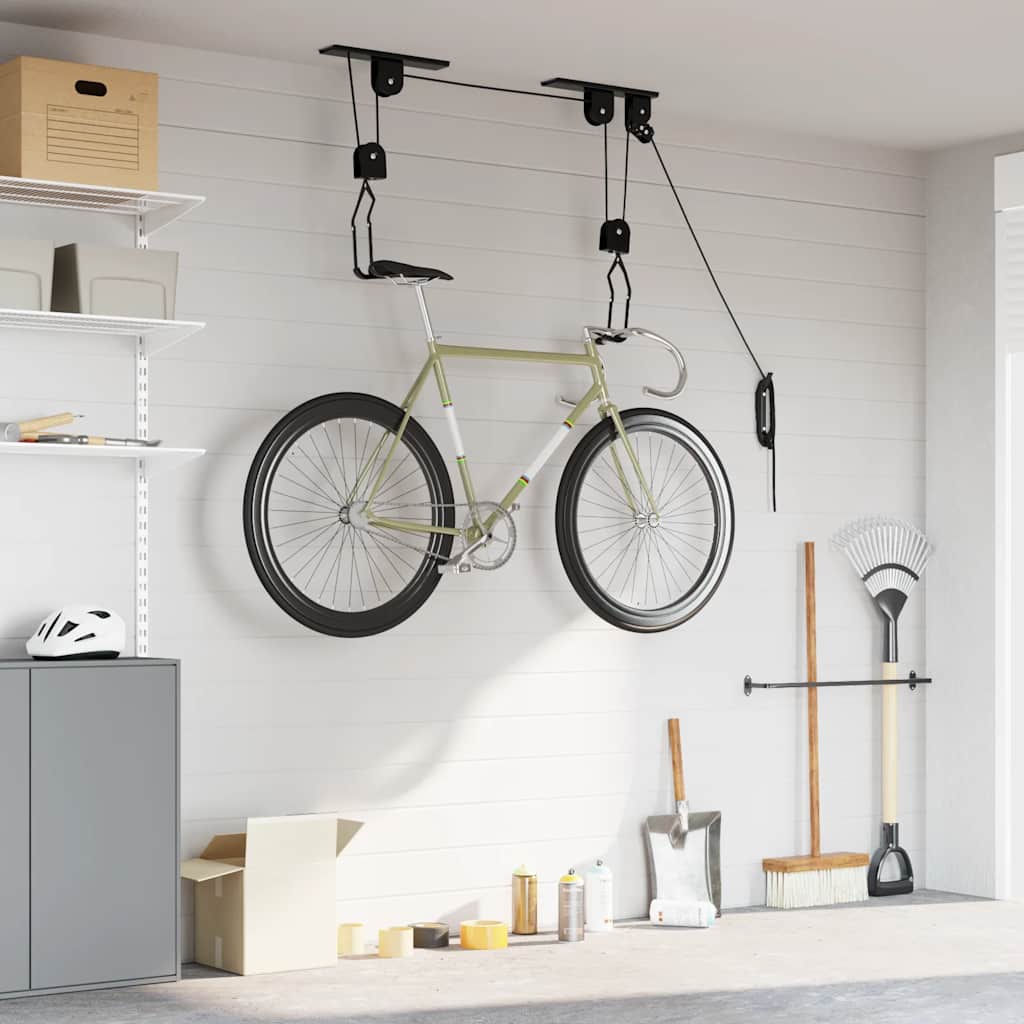 VidaXL Deckenfahrradheber, 2 Stück, 20 kg