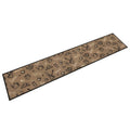 VidaXL Waschbare Küchenmatte mit Morgenmotiv, 60 x 300 cm, Samt, Braun