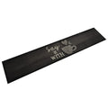 VidaXL Waschbare Küchenmatte mit Tassenmuster 60x300 cm Samt Schwarz