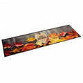 VidaXL Waschbare Küchenmatte mit Herbstmuster, 60 x 300 cm, Samt