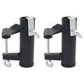 Vidaxl parasolklemmen voor balkon 2 st 25-38 mm staal
