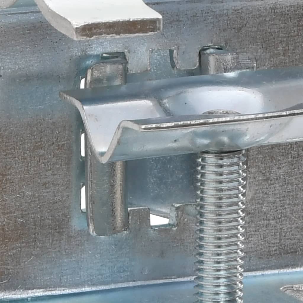VidaXL Sonnenschirmklemmen für Balkon, 2 Stück, 32 mm, verzinkter Stahl
