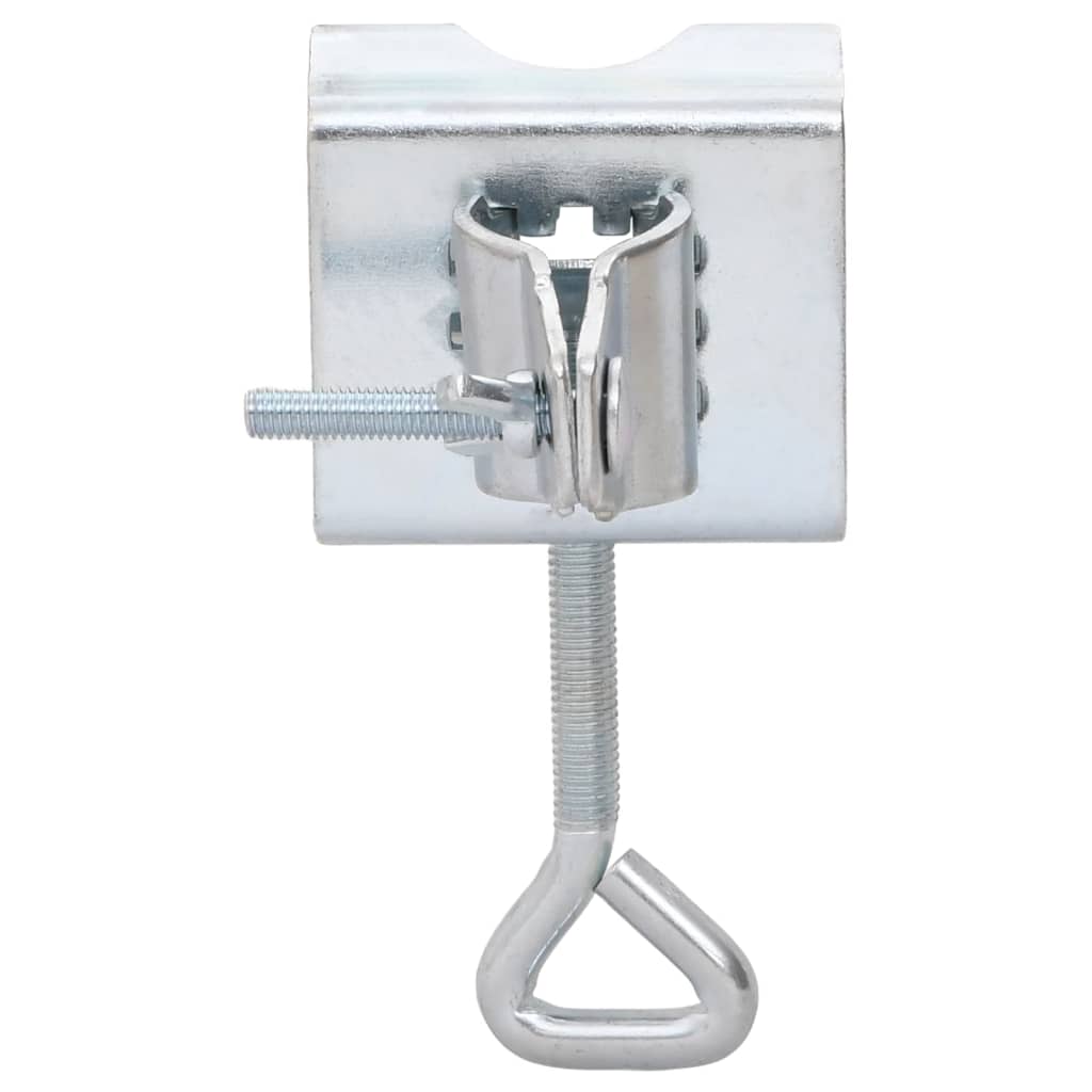 VidaXL Sonnenschirmklemmen für Balkon, 2 Stück, 32 mm, verzinkter Stahl