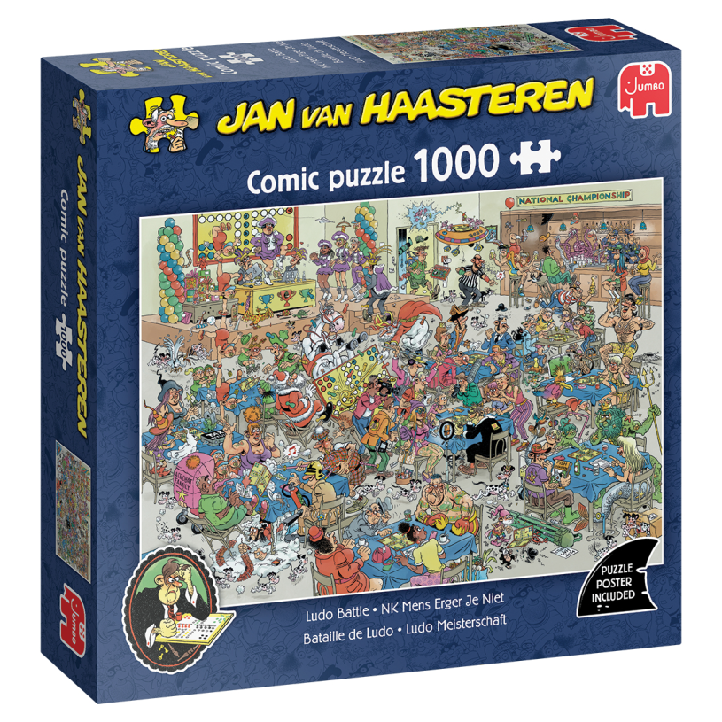 Jumbo Jvh Puzzle nk ludo don't get angry 1000 Teile