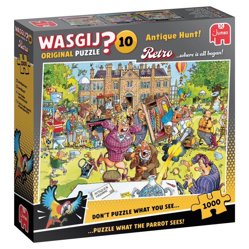 Jumbo wasgij retro original 10 - antiekjacht! - 1000st.