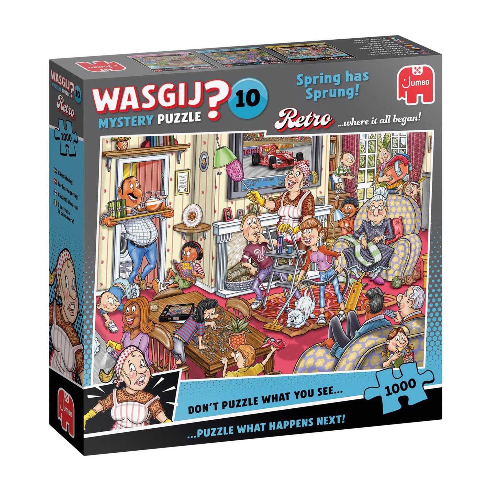 Jumbo wasgij retro mystery 10 - de voorjaars-schoonmaak! - 1000st.