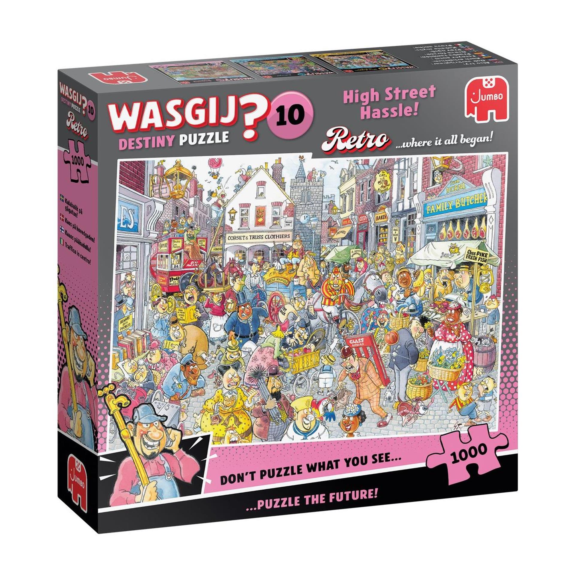 Jumbo wasgij retro destiny 10 - chaos in de winkelstraat! - 1000st.